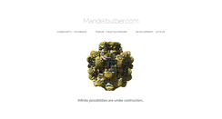 Desktop Screenshot of mandelbulber.com