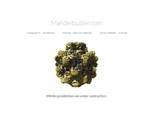 Tablet Screenshot of mandelbulber.com